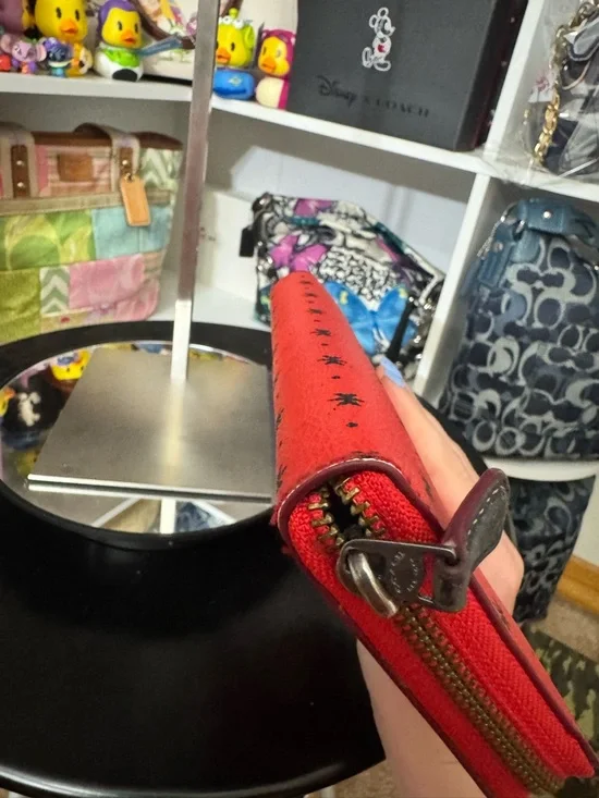 Coach x Disney Mickey Mouse Zip Wallet - Picture 7 of 9